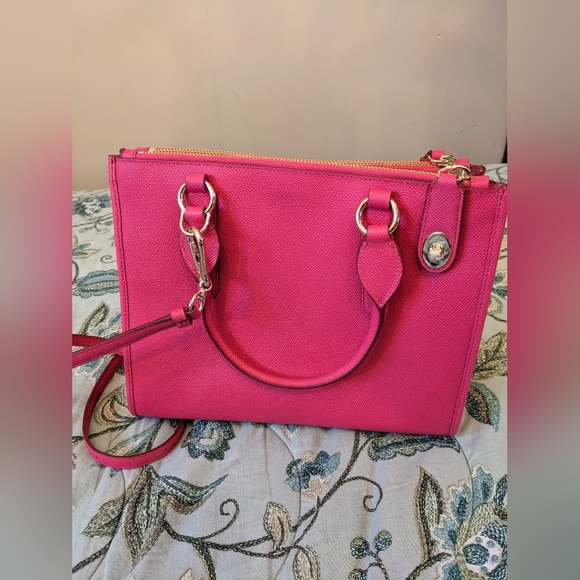 NWT Coach pebbled leather handbag - Picture 6 of 8